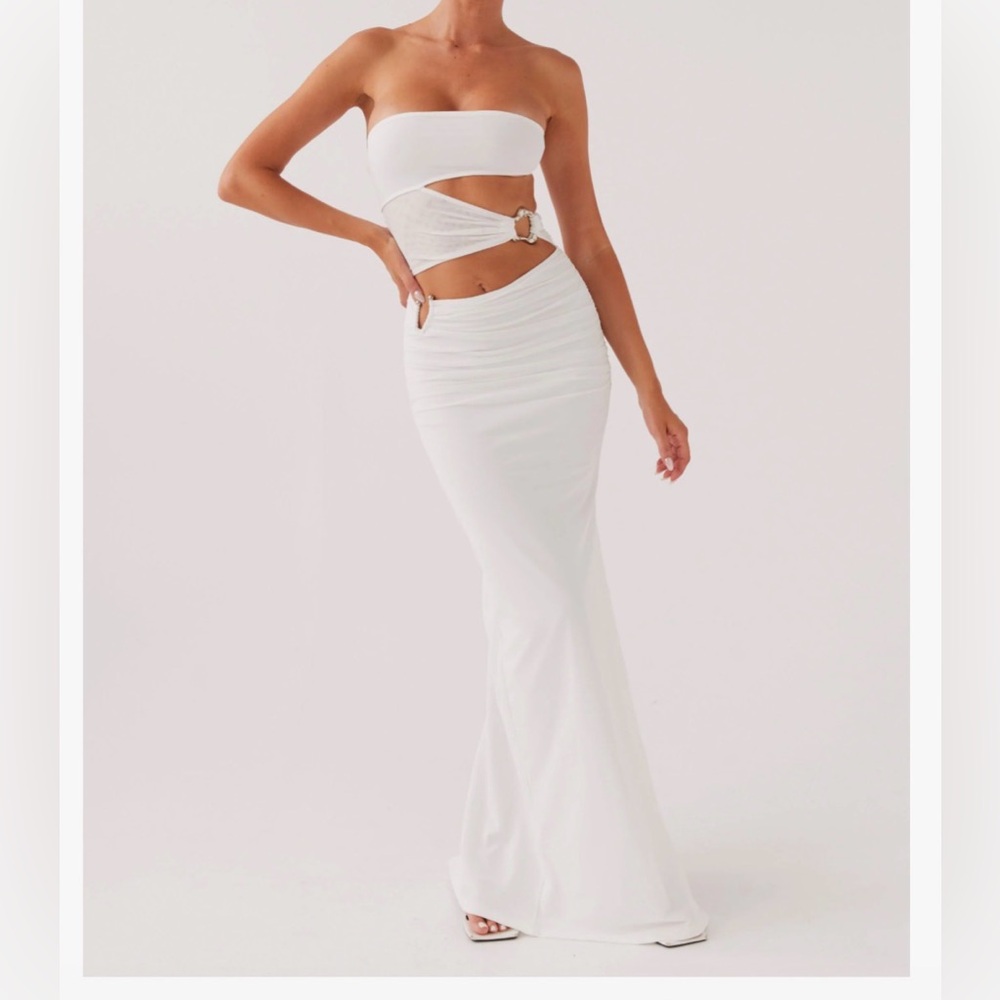 Peppermayo Mesh Maxi Dress